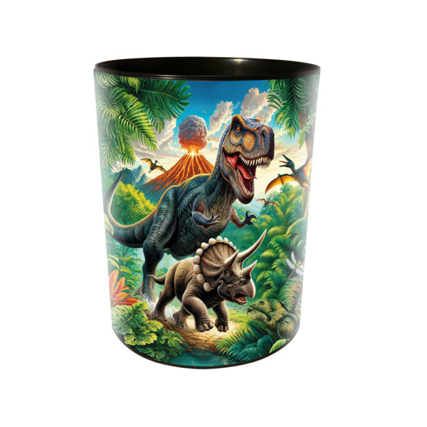 4009835821572 - Papierkorb 82157 10 Liter rund Motiv Dinosaurier 4009835821572 Goldbuch