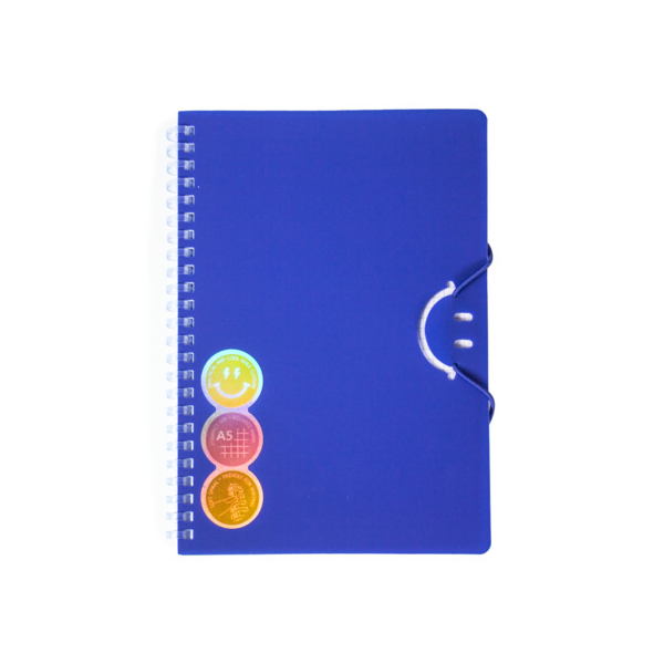Donau Notizbuch 1347400-10, blau, A5, kariert, 70g, 80 Blatt / 160 Seiten 9004546571247 Donau