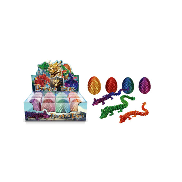 12 Stück Alpedia Sammelfigur Drachen-Ei 3D sortiert 4260612176197 Alpedia