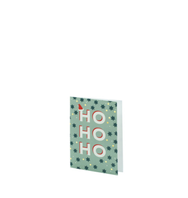 Weihn. Briefkarte Ho-Ho-Ho