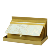 Weihn. Briefkarte Golden