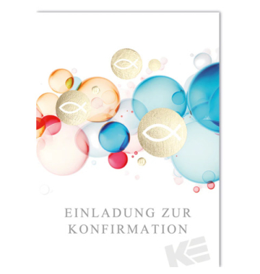 Einladungskarten 11-3614 11,5x17 cm 115mm x 170mm (BxH) bunt