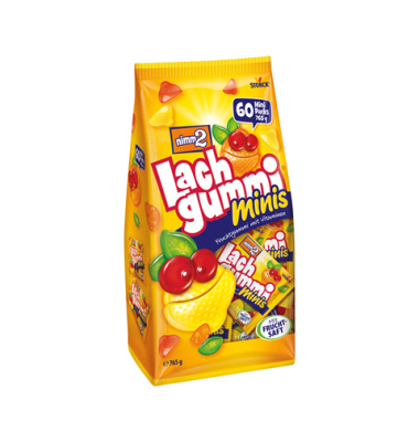 Fruchtgummi Lachgummi 60 Mini Packs