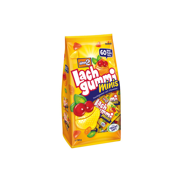 4014400937718 - Fruchtgummi Lachgummi 60 Mini Packs 4014400937718 765 Gramm