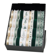 Weihn.Zierbandpräsenter 40-tlg. goldgr.