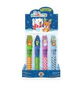 Weihnachtlicher Kugelschreiber mehrfarb Magic sort