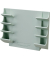 Glasboard-Markerhalter, magnetisch, leer, Sage Green