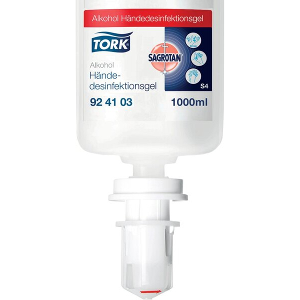 7322541752990 - Händedesinfektionsgel Sagrotan Tork S4 mit feuchtigkeitsspendenden Inhaltsstoffen 1000 ml 7322541752990 Essity 7322541752990 - Händedesinfektionsgel Sagrotan Tork S4 mit feuchtigkeitsspendenden Inhaltsstoffen 1000 ml 7322541752990 Essity