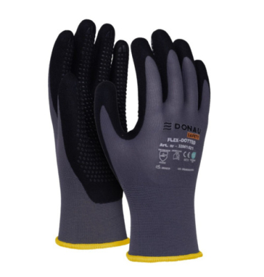 Arbeitshandschuhe Professional, Nitrilschaum, grau/schwarz, Gr&ouml;&szlig;e M - 8