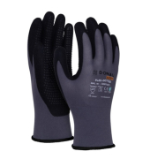 Arbeitshandschuhe, Nitril Schaum, grau/schwarz, Gr&ouml;&szlig;e XL - 10