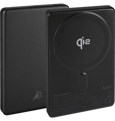 Powerbank Qi2 PBIQB5BK360, schwarz, 5000 mAh