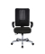 Drehstuhl mit AL OPEN XT chrom  schwarz