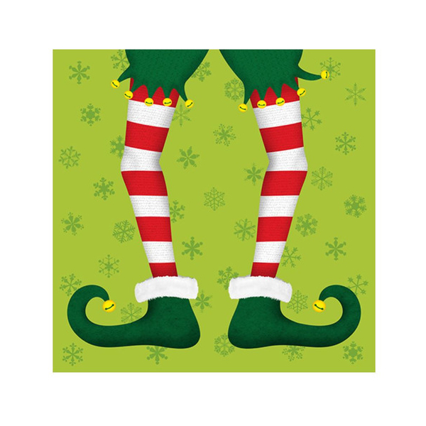 4014995744784 - Weihnachtlicher Zelltuchserviette 33x33cm Kind 4014995744784 20 Stück