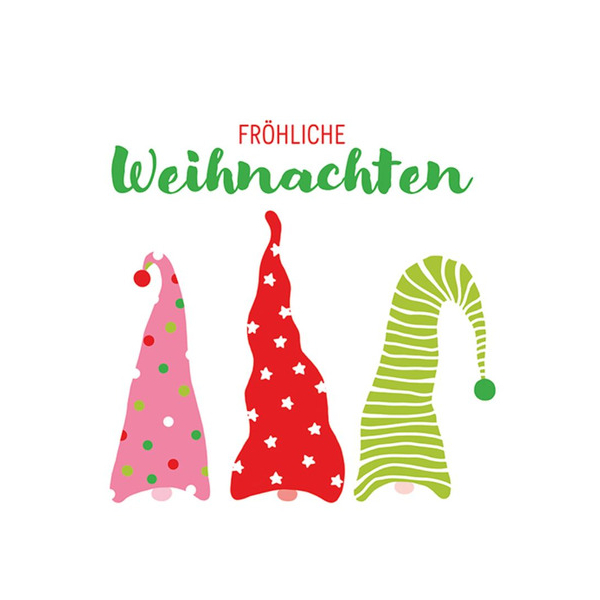 4014995744807 - Weihnachtlicher Zelltuchserviette 33x33cm 4014995744807 20 Stück