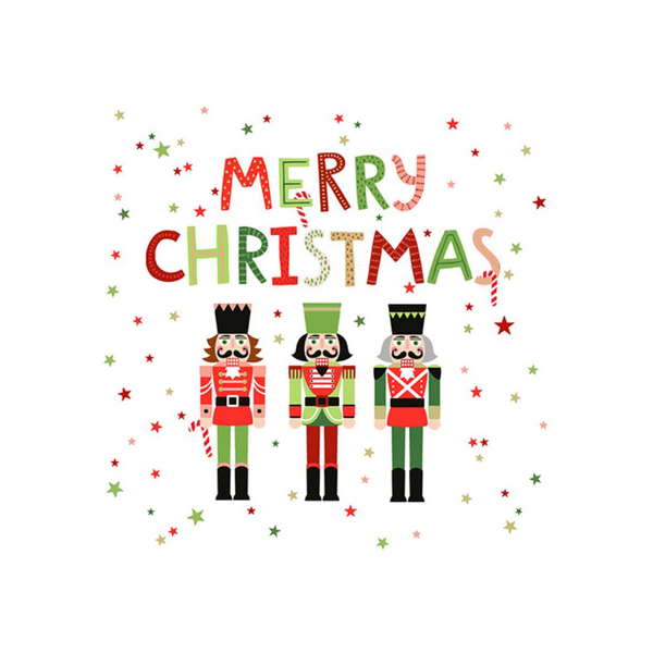 4014995744821 - Weihnachtlicher Zelltuchserviette 33x33cm 4014995744821 20 Stück