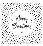Weihnachtsservietten Atelier 1111-25507, mehrfarbig / Merry x-mas Heart, 3-lagig, 33x33cm
