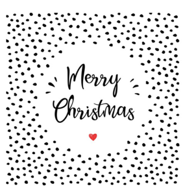 Weihnachtlicher Zelltuchserviette 33x33cm