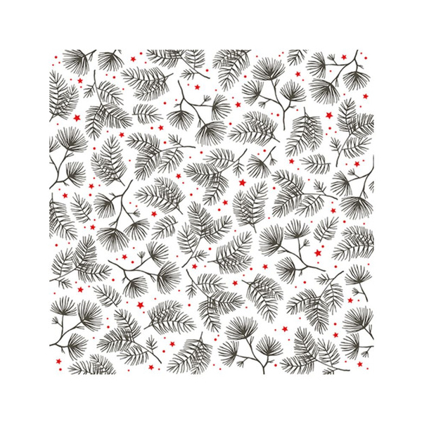 4014995744883 - Weihnachtlicher Zelltuchserviette 33x33cm 4014995744883 20 Stück