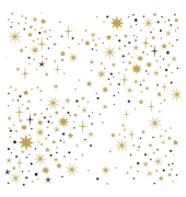 Weihnachtlicher Zelltuchserviette 33x33cm