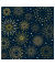 Weihnachtsservietten Atelier 1111-25525, gold/schwarz / Firework, 3-lagig, 33x33cm