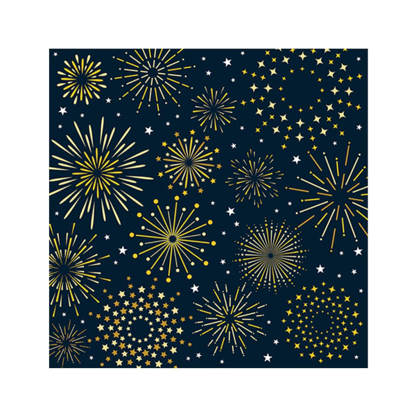4014995745088 - Weihnachtlicher Zelltuchserviette 33x33cm 4014995745088 ATELIER