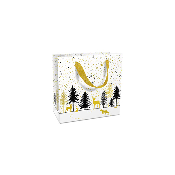8 Stück Braun und Company Geschenktasche 1685-25523, Modern Wintertime, 170mm x 170mm 4014995844545 Braun und Company