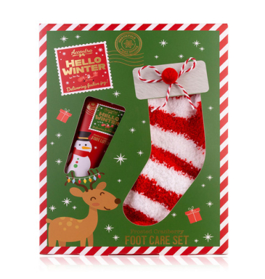 Fußpflegeset Hello Winter Socken