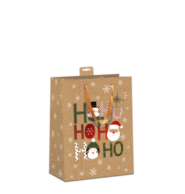 Weihnachtlicher Geschenktragetasche Kind natur