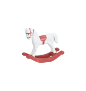 Weihnachtlicher Figur Schaukelpferd MDF