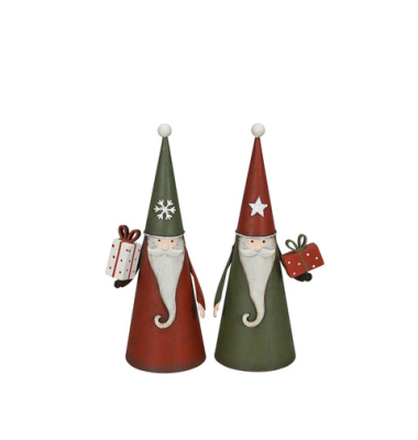 Weihnachtsmann Eisen rot-grün sortiert
