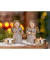 Weihnachtlicher Teelichthalter Engel grau sortiert