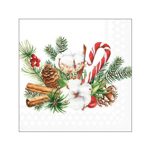 8712159187595 - Weihnachtlicher Motivserviette 25x25cm Weihnachts 8712159187595 20 Stück