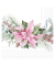 Servietten Weihnachten 32520285, mehrfarbig / Rosa Weihnachtsstern, 3-lagig, 25x25cm