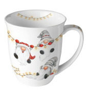 Weihnachtlicher Kaffeebecher 0,4l Wichtel