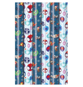 Geschenkpapier 33053 555246, sortiert (2 Motive), Weihnacht, Kind, Marvel Christmas, 70cm x 1,5m, farbig sortiert