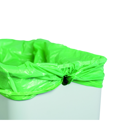 Tret-Abfalleimer MAULcycle 20+20l edelstahl