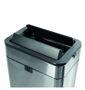 Tret-Abfalleimer MAULwing 40l edelstahl
