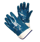 Arbeitshandschuhe, Nitril, blau, Größe 10 / XL