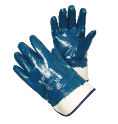 Arbeitshandschuhe, Nitril, blau, Größe 10 / XL