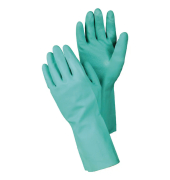 Chemikalienschutzhandschuhe, Nitril, grün, Größe 10 / XL