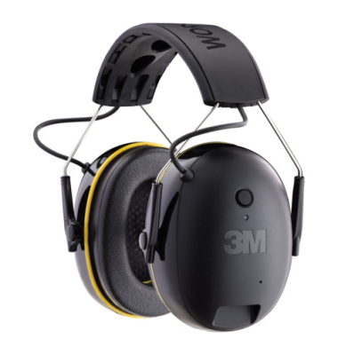 Kapselgehörschutz Akku+Bluetooth schwarz