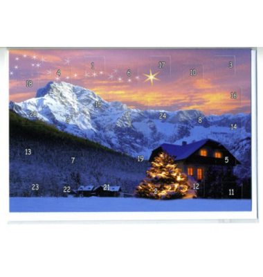 Adventkalenderkarte