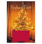 Weihnachtsgeldscheinkarte