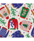 Weihnachtlicher Zelltuchserviette 33x33cm