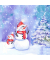 Weihnachtlicher Zelltuchserviette 33x33cm Kind