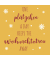 Weihnachtlicher Zelltuchserviette 33x33cm Spruch