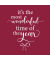 Weihnachtlicher Zelltuchserviette 33x33cm Spruch