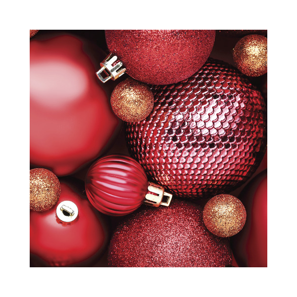 7321012108441 - Weihnachtlicher Zelltuchserviette 33x33cm 7321012108441 Paper+Design