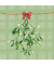 Weihnachtlicher Zelltuchserviette 33x33cm