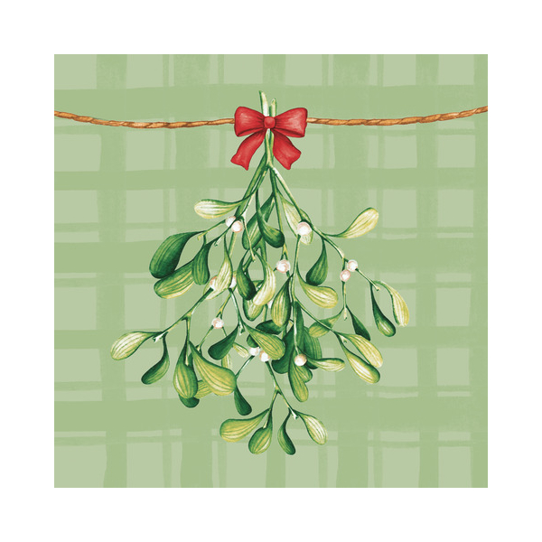 7321012108595 - Weihnachtlicher Zelltuchserviette 33x33cm 7321012108595 Paper+Design